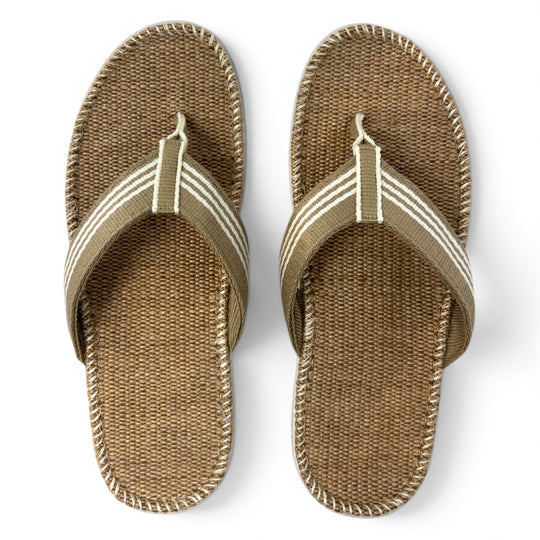 Delano - Nature's Weave Mens Jute Sandals
